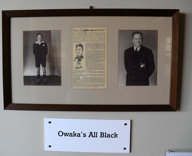 Owaka’s Jack McNab was an All Black in 1949 and 1950.