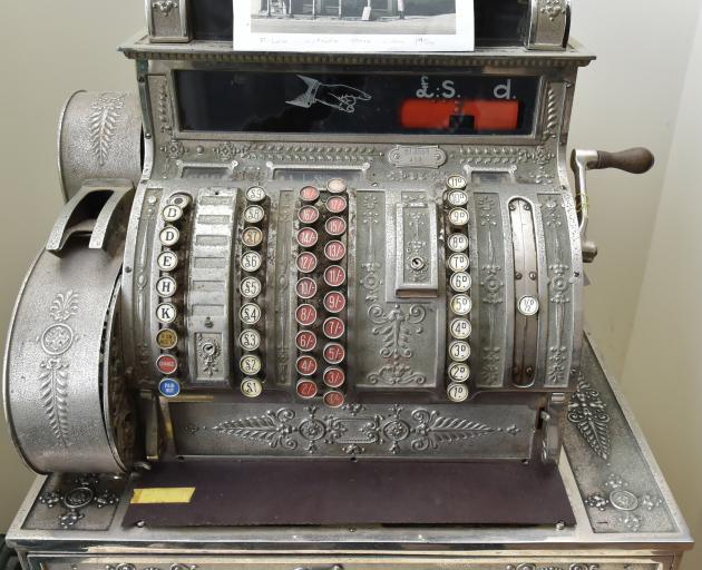 The cash register from Malloch's general store in Waikouaiti.