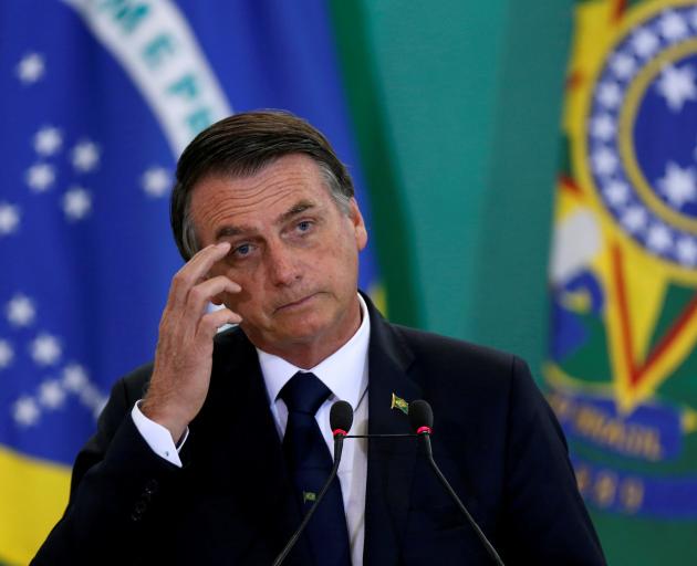 Brazil's President Jair Bolsonaro. Photo: Reuters