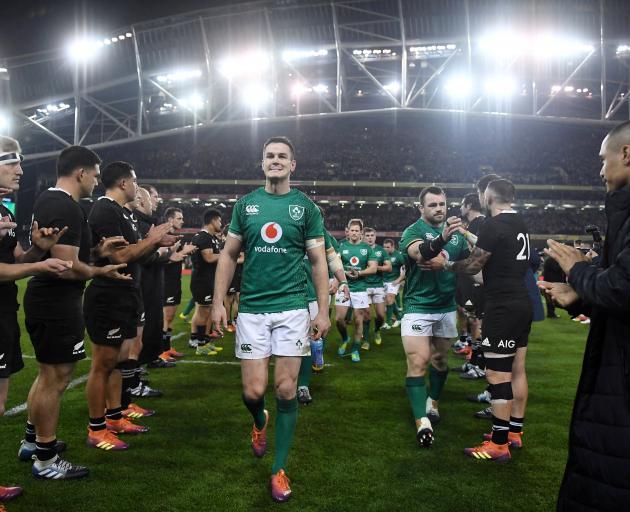 The Irish rugby team could win more awards at the Halberg Awards than the All Blacks. Photo:...