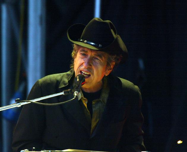 Bob Dylan performs in England in 2004. Photo: Getty Images