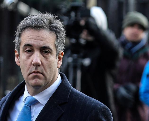 Michael Cohen, US President Donald Trump's former lawyer, arrives for his sentencing at United States Court house in the Manhattan. Photo: Reuters