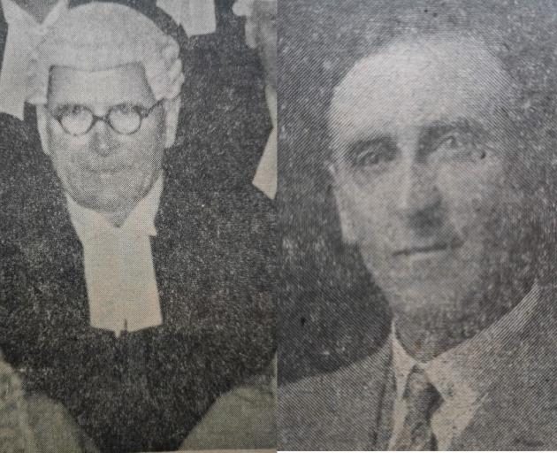 Well known Dunedin barrister James Ward (left) was killed after a parcel bomb was sent to his...