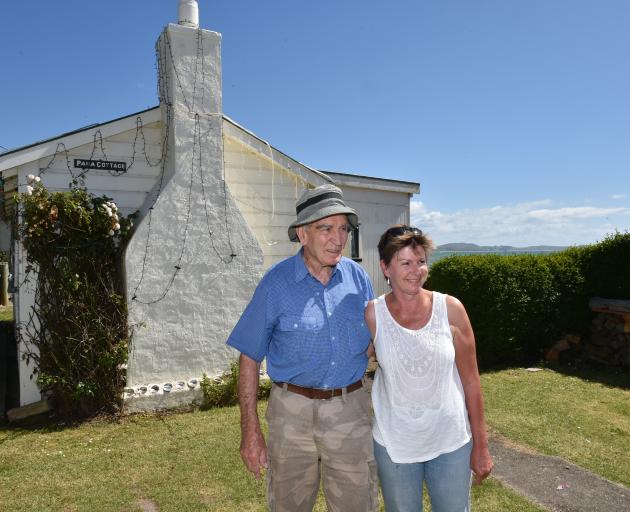 For more than 75 years Paua Cottage at Shag Point/Matakaea has provided Lyndsay Garrett and his daughter Susan's families with a home away from home. Photos: Gregor Richardson
