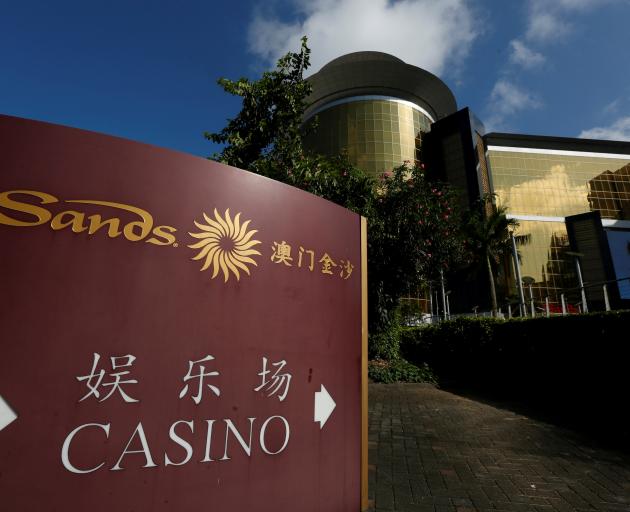 A view of Sands Macao casino is seen in Macau, Photo: Reuters