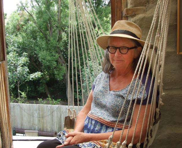 Macandrew Bay artist Pauline Bellamy enjoys the serenity of her St Bathans property. Photo: Adam Burns