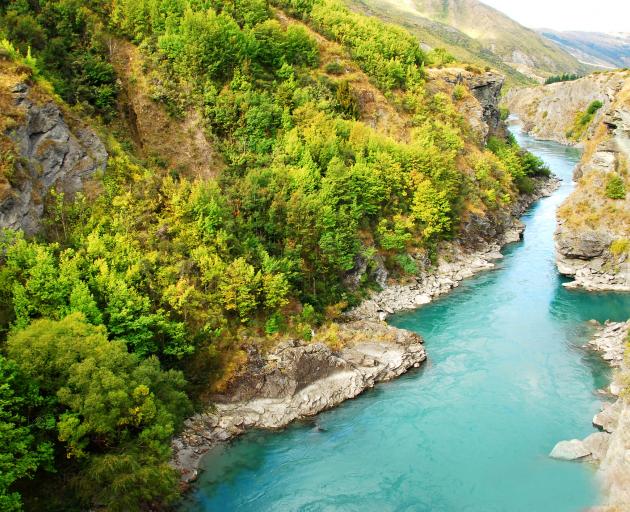 The Kawarau River, near Queenstown. Photo: Getty Images 