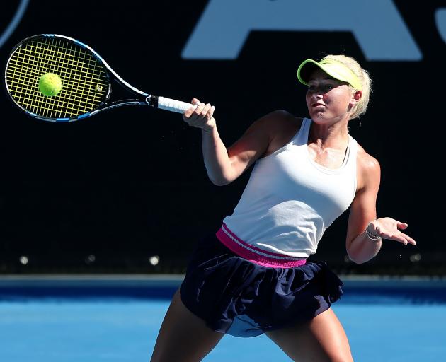 Top Kiwi tennis player Paige Hourigan at the ASB Classic. Photo: Getty Images