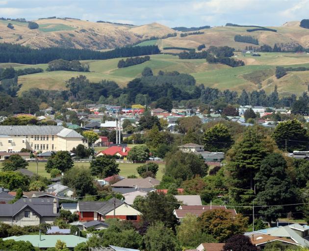 Although Southland is the most affordable place in the country, Invercargill led the way in the percentage gain in annual price growth, according to Quotable Value, up 12.2%, followed by Gore (pictured yesterday) and Nelson, both at 9.2%. Gore's house val
