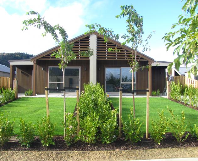 Two two-bedroom KiwiBuild units in a duplex at Northlake, Wanaka. Photo: Mark Price