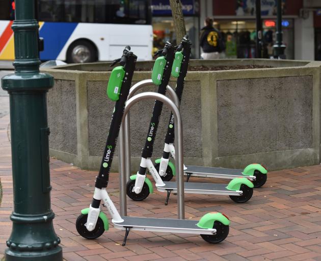 Lime says it is working to educate e-scooter riders on safe riding and parking practices. Photo:...