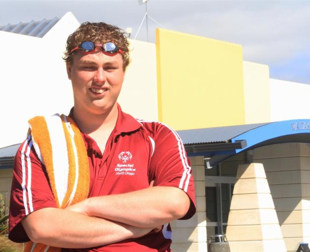 Special Olympics North Otago swimmer Liam Bartley, of Maheno, is off to the United Arab Emirates...