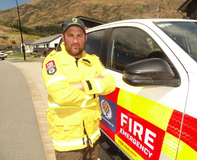Queenstown firefighter Bobby Lamont is back from fighting a huge wildfire in Tasmania. Photo: Guy Williams