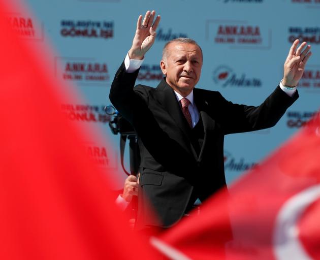 Turkish President Recep Tayyip Erdogan has shown video of the Christchurch mosque shootings at...