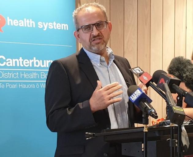 Vascular surgeon Adib Khanafer had tears in his eyes as he spoke to media. Photo: RNZ