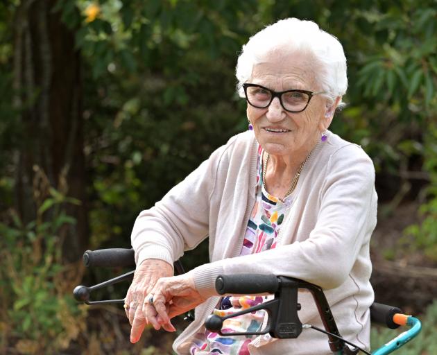 Dunedin woman Olga Janssen awaits visiting relatives for her 100th birthday celebrations at the...