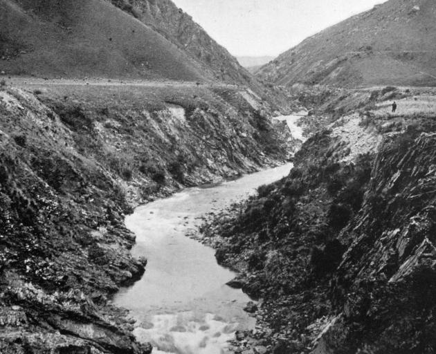 The Manuherikia Gorge, near St Bathans. The water from the upper reaches has played an important...