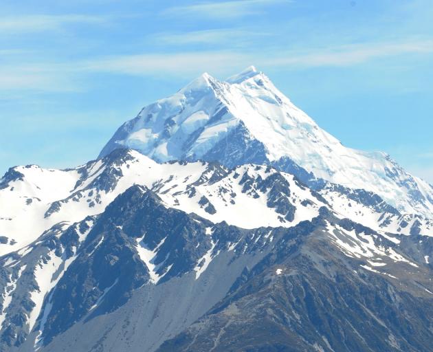 Three hikers were caught in the avalanche on the South Island mountain this afternoon. Photo: ODT...