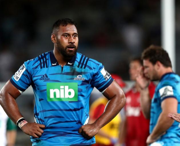 Blues and All Blacks lock Patrick Tuipulotu has re-signed with NZ Rugby. Photo: Getty Images