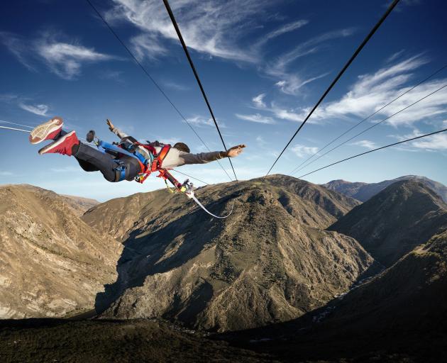 Still strength in Otago’s tourism and agricultural sectors: pictured AJ Hackett Bungy’s Nevis...
