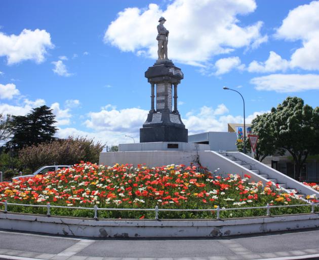 The Alexandra war memorial is just one of Central Otago's memorials which contains errors. Photo: ODT files