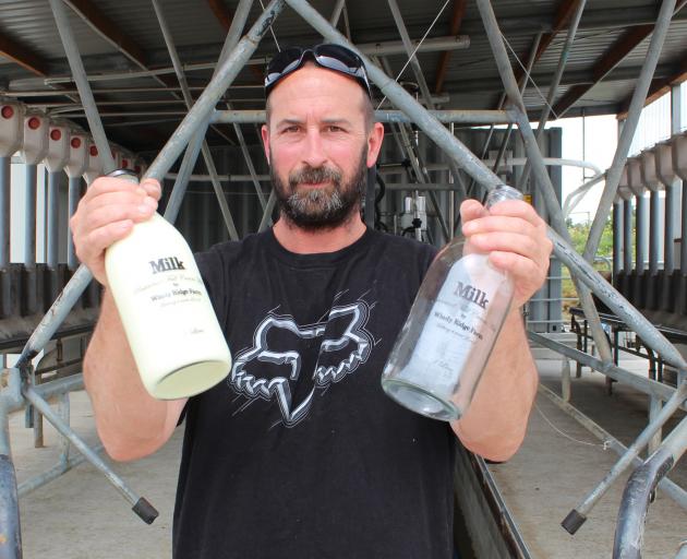 Windy Ridge Farm milk producer Andrew Moir, of Benhar, is questioning Foodstuffs South Island's...