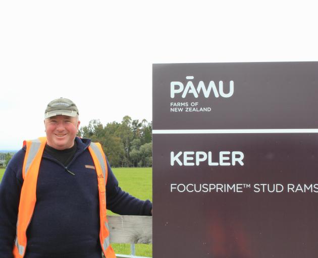 Kepler Farm manager Travis Leslie. PHOTO: SUPPLIED
