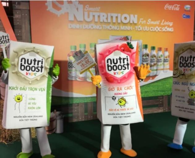 Coca Cola's Nutriboost beverage, which it makes with Fonterra, was rolled out in Vietnam last...