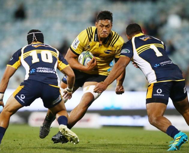 Hurricanes lock Sam Lousi is set to head to Wales. Photo: Getty Images