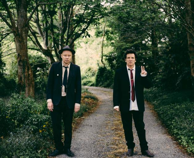 Delaney Davidson (left) and Barry Saunders play the final show of their album tour tonight at The...