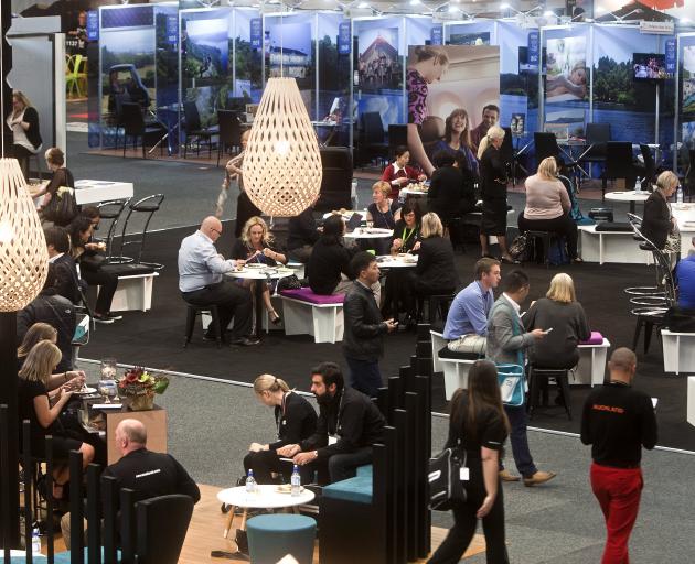 Delegates gather at the Trenz conference  at the Rotorua Energy Events Centre. Photo: NZME