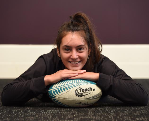 Atawhai Hotene (20) is back in Dunedin after impressing for the Touch Blacks mixed team at the...