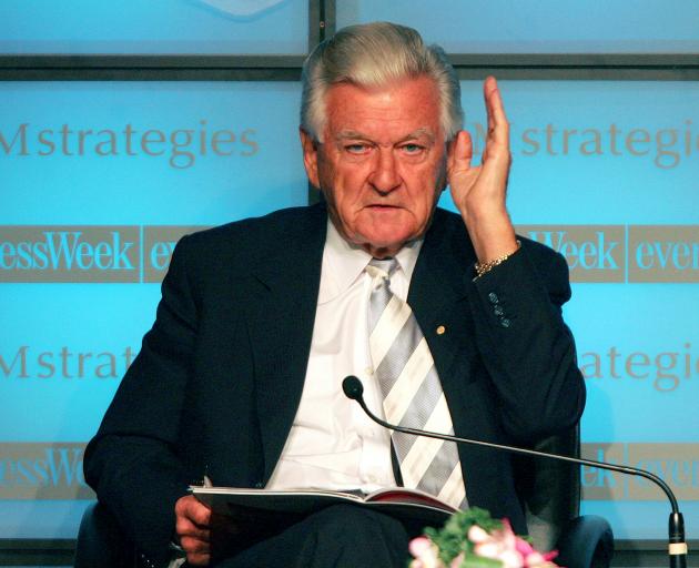 Former Australian Prime Minister Bob Hawke. Photo: Reuters