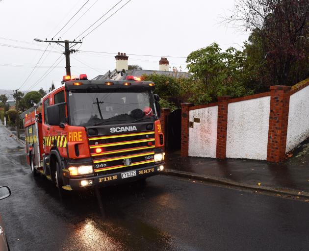 A Fire and Emergency New Zealand spokesman said the fire was out on arrival. Photo: Gregor Richardson