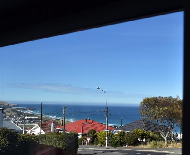 The view from the upstairs bedroom.