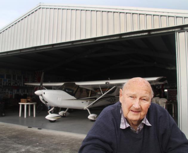 The future of the Rev Colin Hay's hangar at Oamaru Airport is uncertain after the ground rate he...