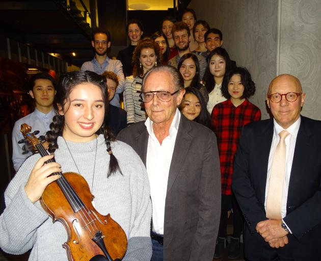 The youngest competitor in the 2019 Michael Hill International Violin Competition Emmalena Huning...