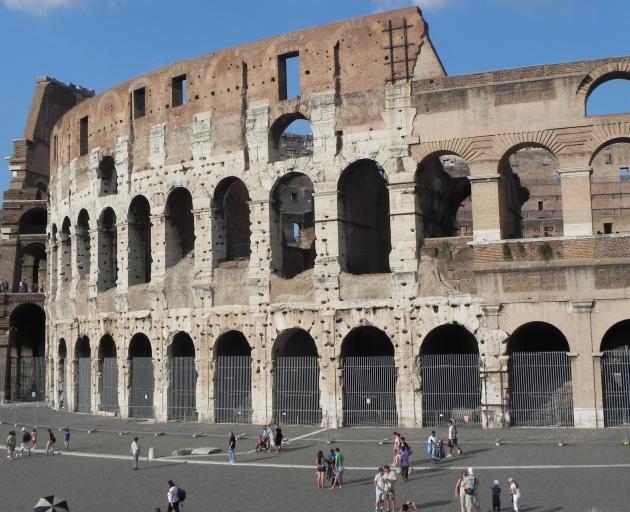 The Colosseum in Rome.