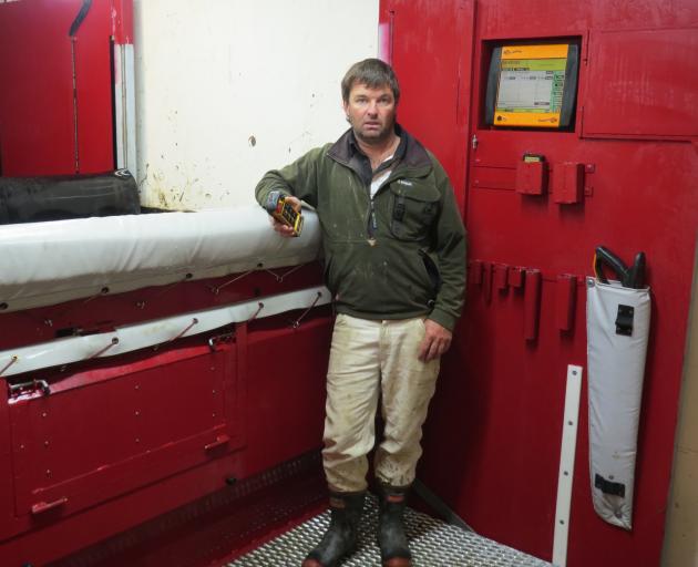 John Falconer, of Clachanburn Station, spent about a year developing a hydraulic, remote...