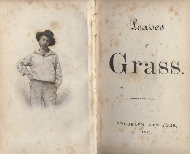 An 1856 edition of Walt Whitman’s Leaves of Grass. 