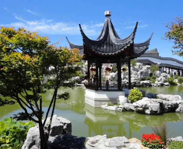 The Dunedin Chinese Garden.