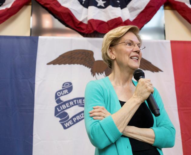 Democratic 2020 presidential candidate Elizabeth Warren makes one of a series of local visits in...