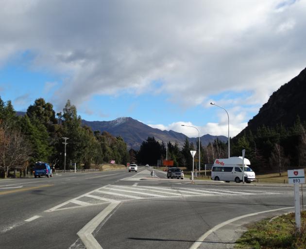 NZ Transport Agency funding for a roundabout at the entrance to Wanaka is uncertain. PHOTO: MARK...