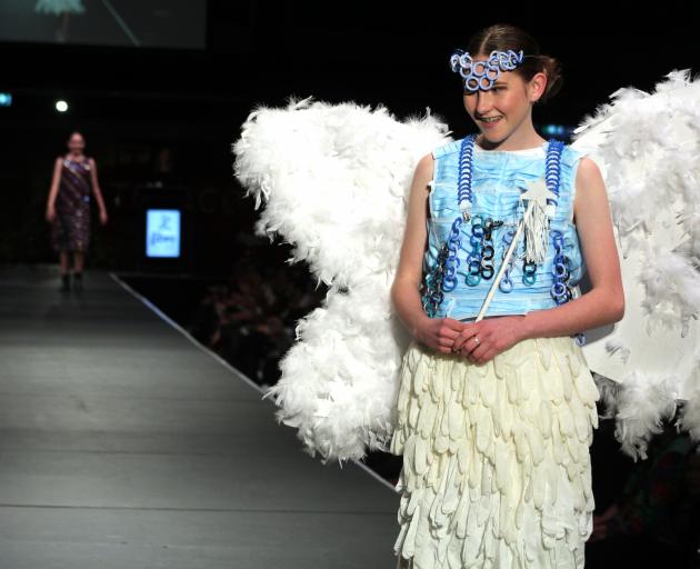 Joanna Neylon wears The Tooth Fairy created by Caitlin Whitaker, Neve Waddel, Kayla McQuoid and...