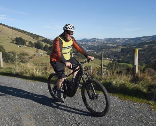 The writer climbs North Rd. Photos: Supplied 