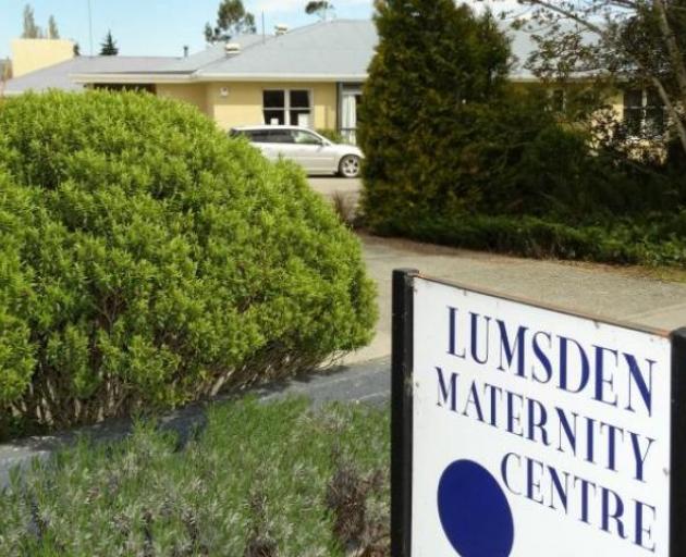 Lumsden Maternity Centre. Photo: ODT files 