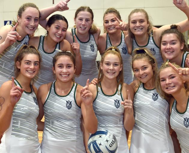 The victorious Columba College team. PHOTOS: PETER MCINTOSH