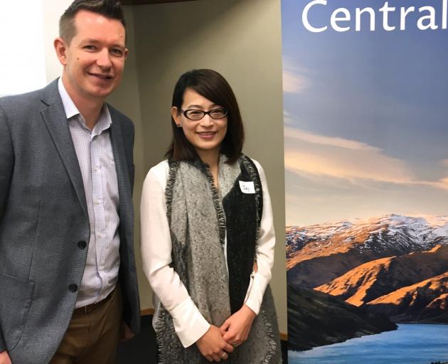 At last week's tourism operator workshop in Cromwell are Tourism Central Otago general manager...