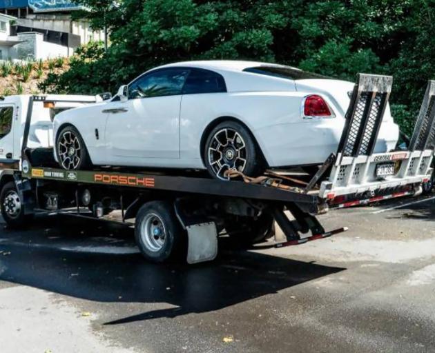 A Rolls Royce Wraith worth $500,000 was restrained in Operation Nova. Photo: Supplied