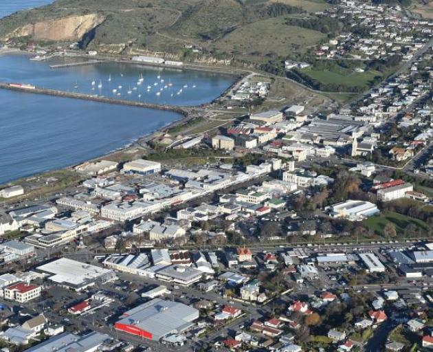 Oamaru and the Oamaru Harbour. Photo: ODT